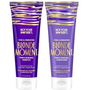 🌻 Not Your Mother's Blonde Moment Purple Shampoo and Conditioner Set New FullSz